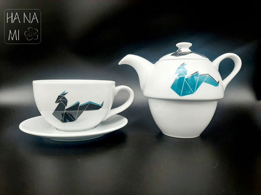 čajová souprava "Origami drak"