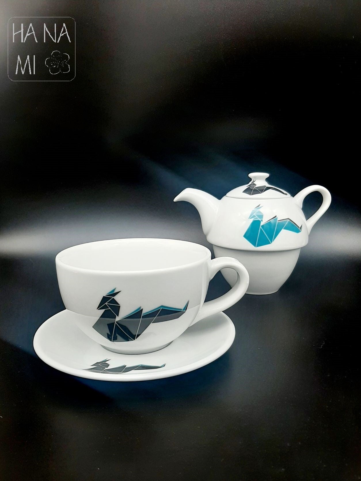 čajová souprava "Origami drak"