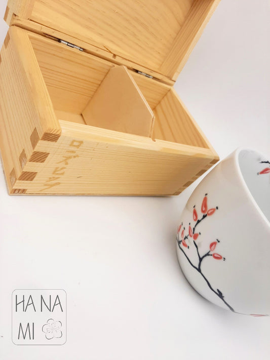 dřevěná krabička na čaj "Šípkový čaj"
