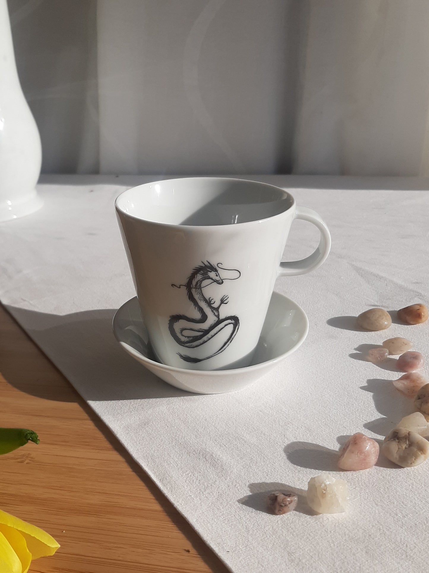 hrnek s podšálkem "Drak" 200 ml