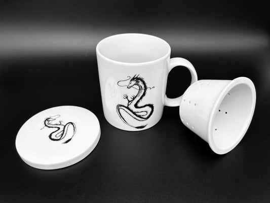 hrnek "Drak"se sítkem a pokličkou 300 ml