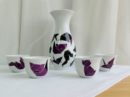dárková sada na saké "ORIGAMI"