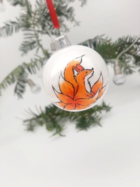 vánoční koulička "Kyuubi no Kitsune" 6 cm