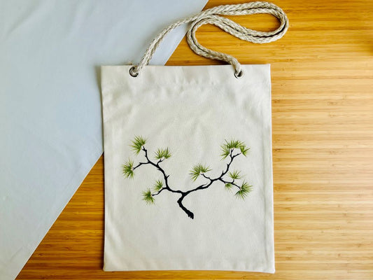 nákupní taška "Dlouhověká borovice" se šňůrovými uchy