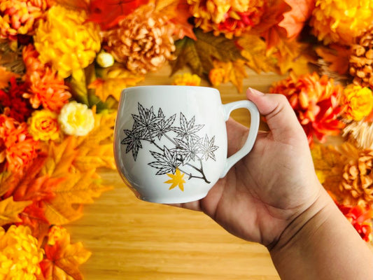 hrnek "Javory" se zlatou 300 ml