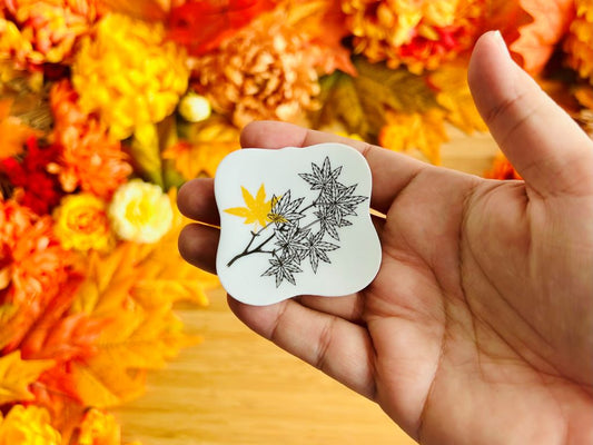 odkladač na hůlky čtvercový "Javory" se zlatou 5,5x5,5 cm