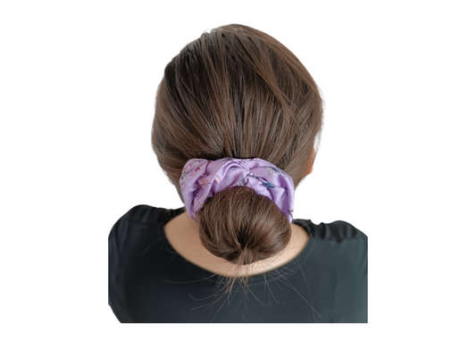 scrunchies "Jarní Japonsko" látková gumička do vlasů