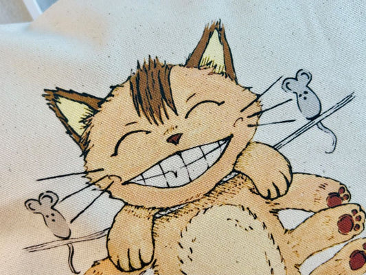 povlak na polštář "Kočkobus" 40x40 cm