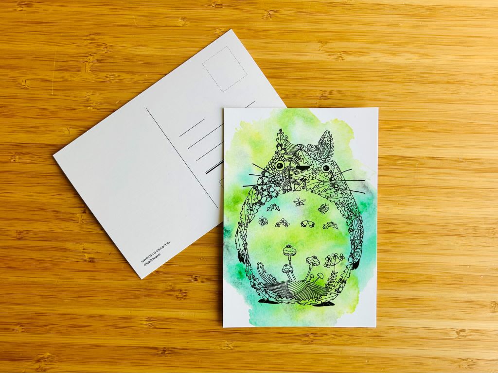 Pohlednice "Totoro" A6