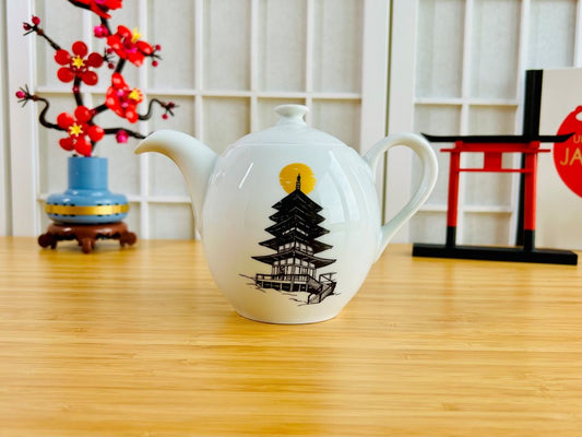 Čajová souprava "Architektura dávného Japonska"