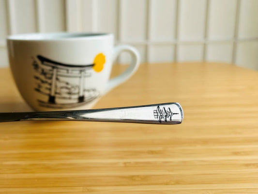 nerezová lžička "Pagoda"