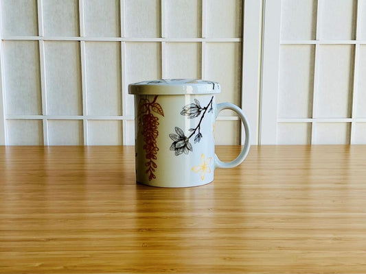 hrnek "Jarní Japonsko"se sítkem a pokličkou 300 ml