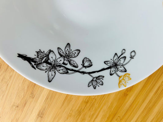 talíř dezertní "Jarní Japonsko" průměr 20 cm