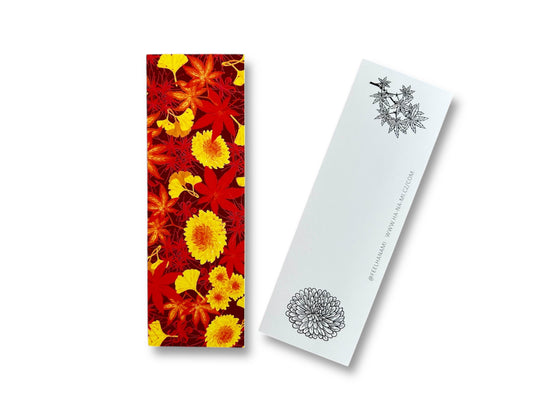 Záložka do knížky "Park v barvách podzimu" 15 x 5 cm