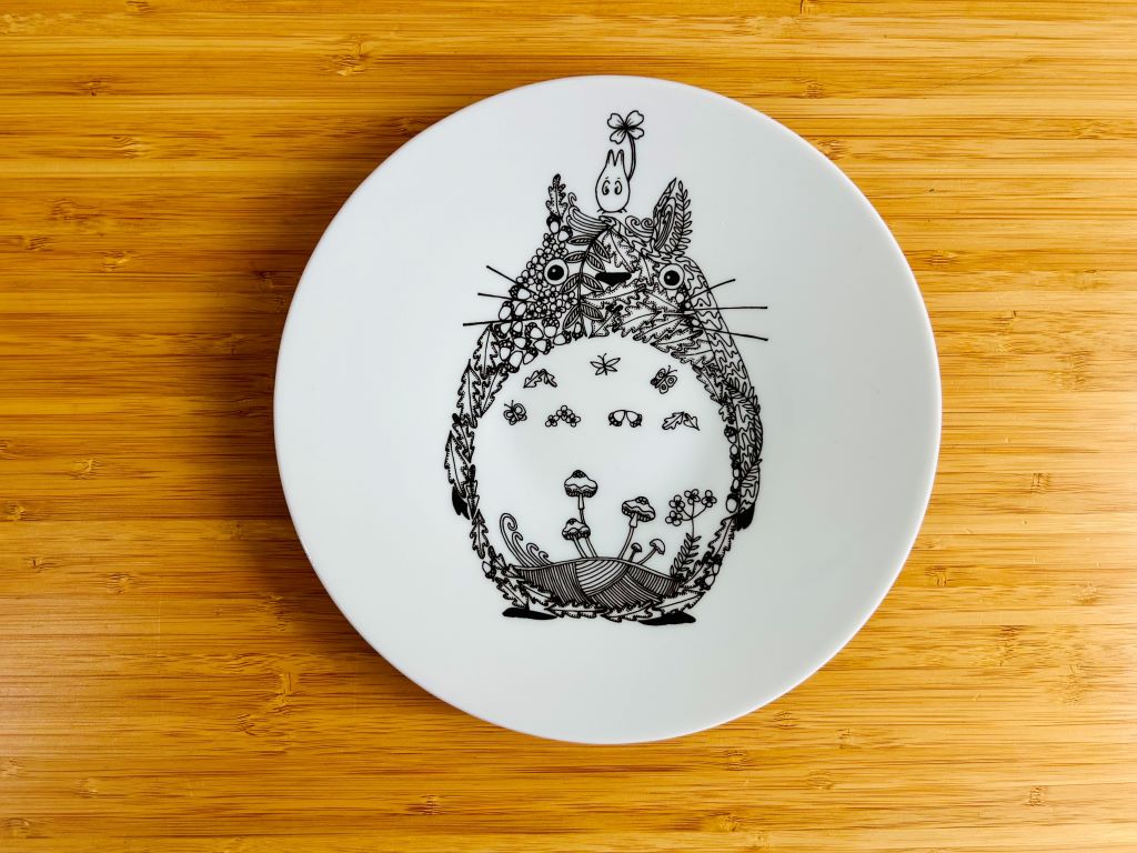 talíř dezertní "Totoro" průměr 20 cm