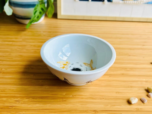 sada miska velká + lžička "Jezerní drahokamy aneb koi kapříci s měsícem"