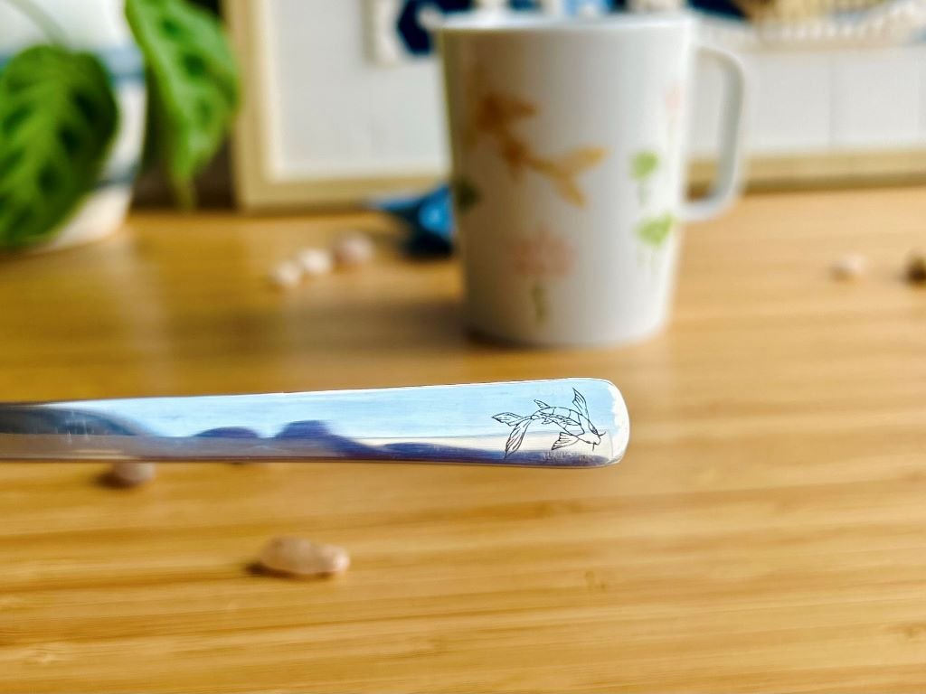 sada miska velká + lžička "Jezerní drahokamy aneb koi kapříci s měsícem"