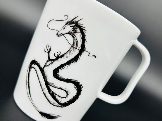 sada hrnek + lžička "Drak"