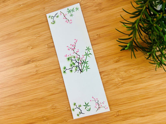 Záložka do knížky "Tři přátelé zimy" 15 x 5 cm