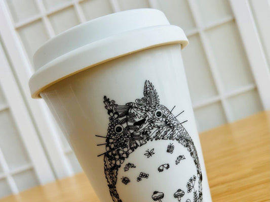 hrnek To-Go "Totoro omalovánka" 300 ml