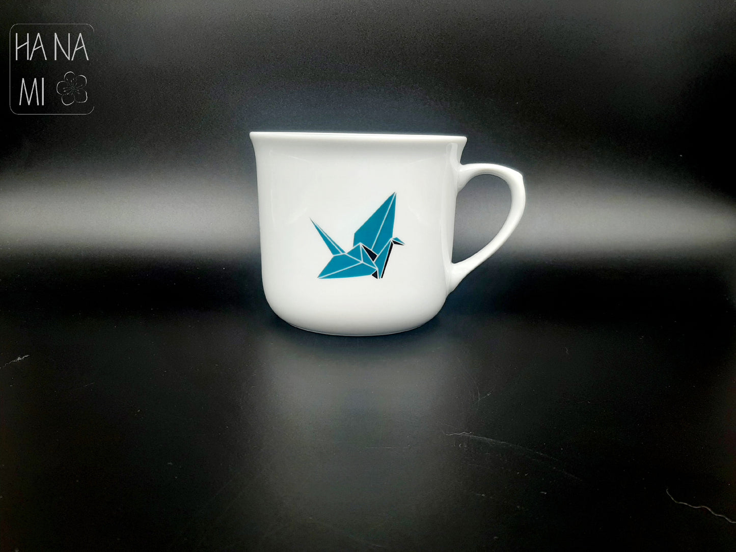 hrnek velký "Origami jeřáb" 650 ml