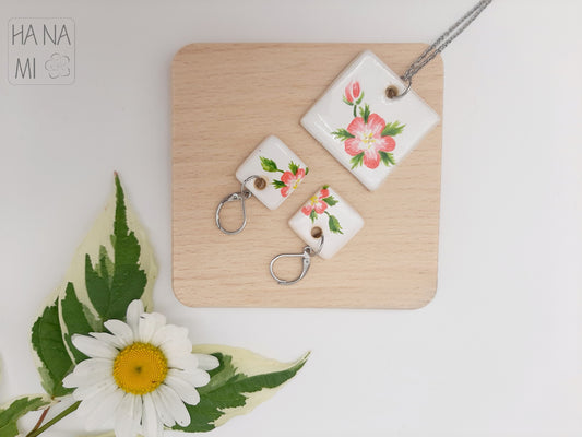 sada keramických šperků "Květ sakury"