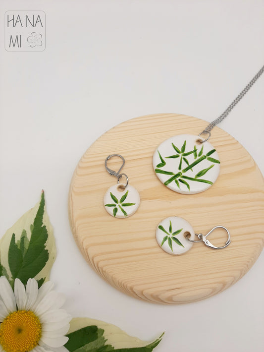 sada keramických šperků "Bambusový háj"