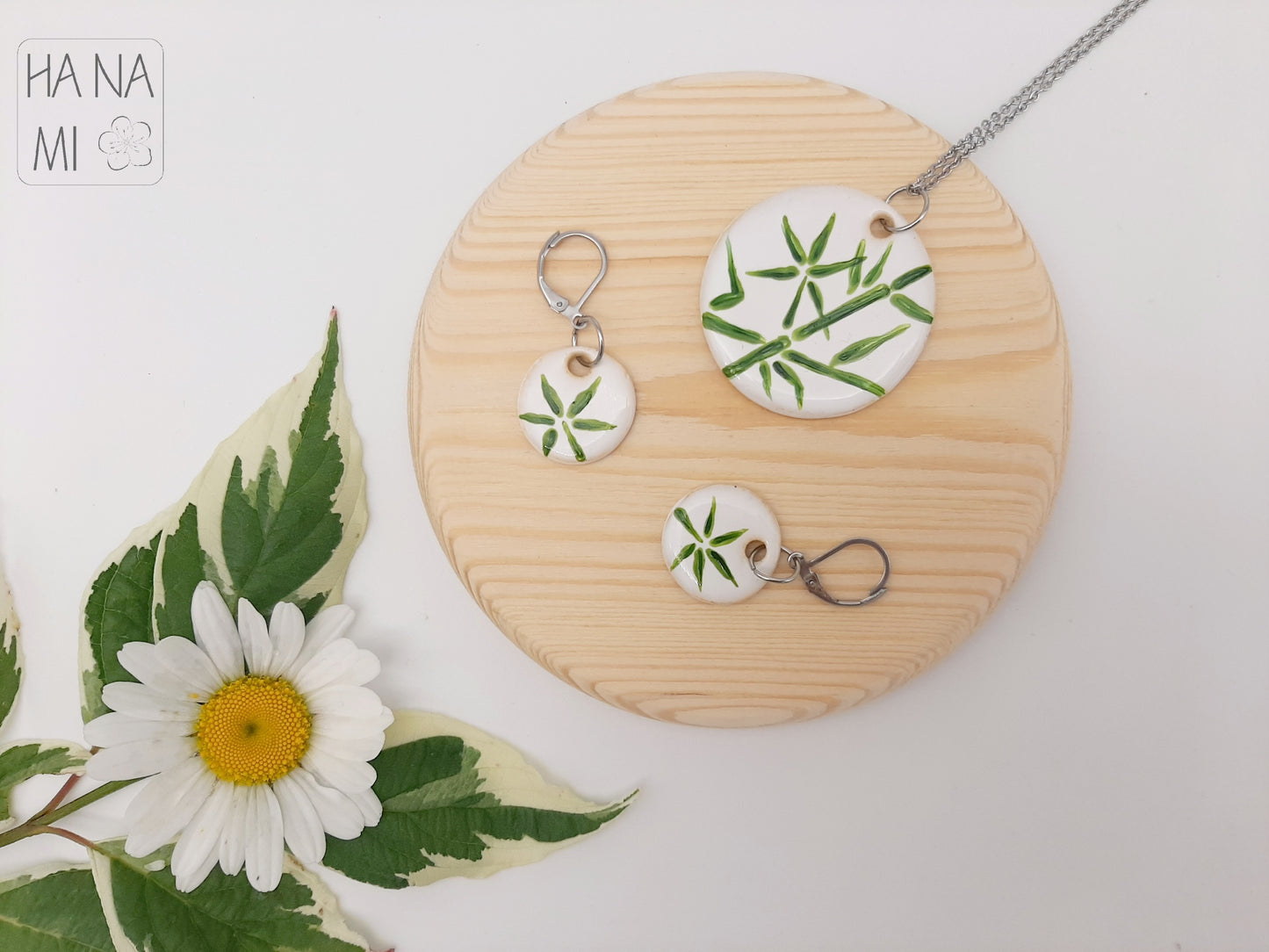 sada keramických šperků "Bambusový háj"