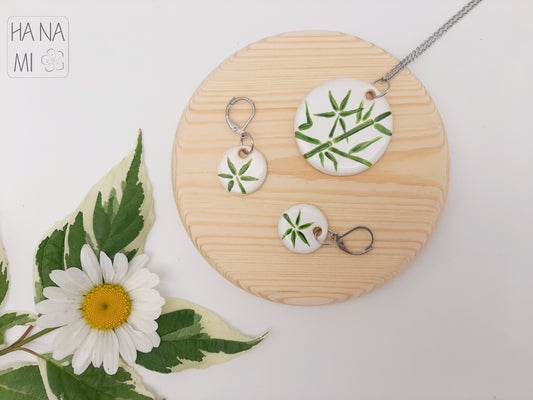 sada keramických šperků "Bambusový háj"