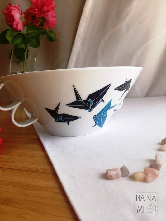 velká mísa "Origami jeřáb" 1000 ml