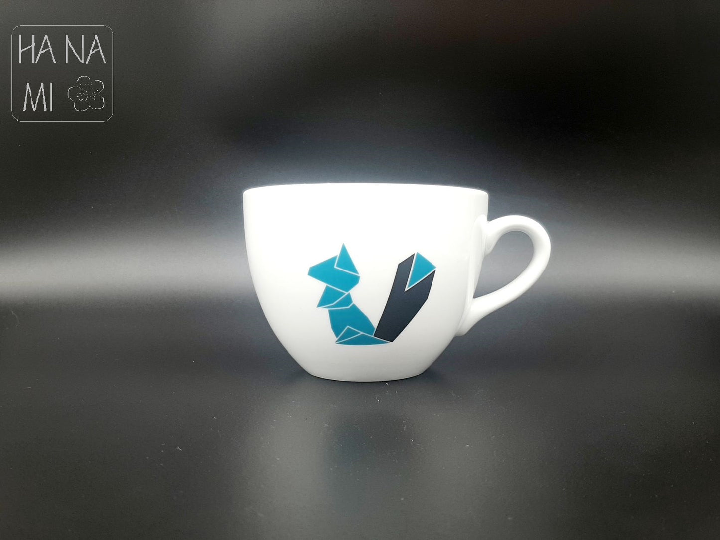hrnek široký "Origami veverka" 480 ml