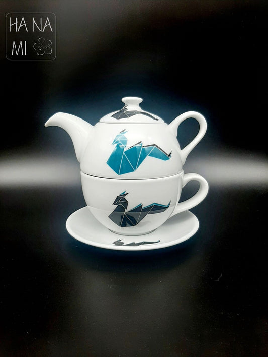 čajová souprava "Origami drak"