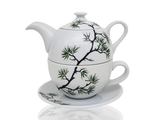 čajová souprava "Dlouhověká borovice"