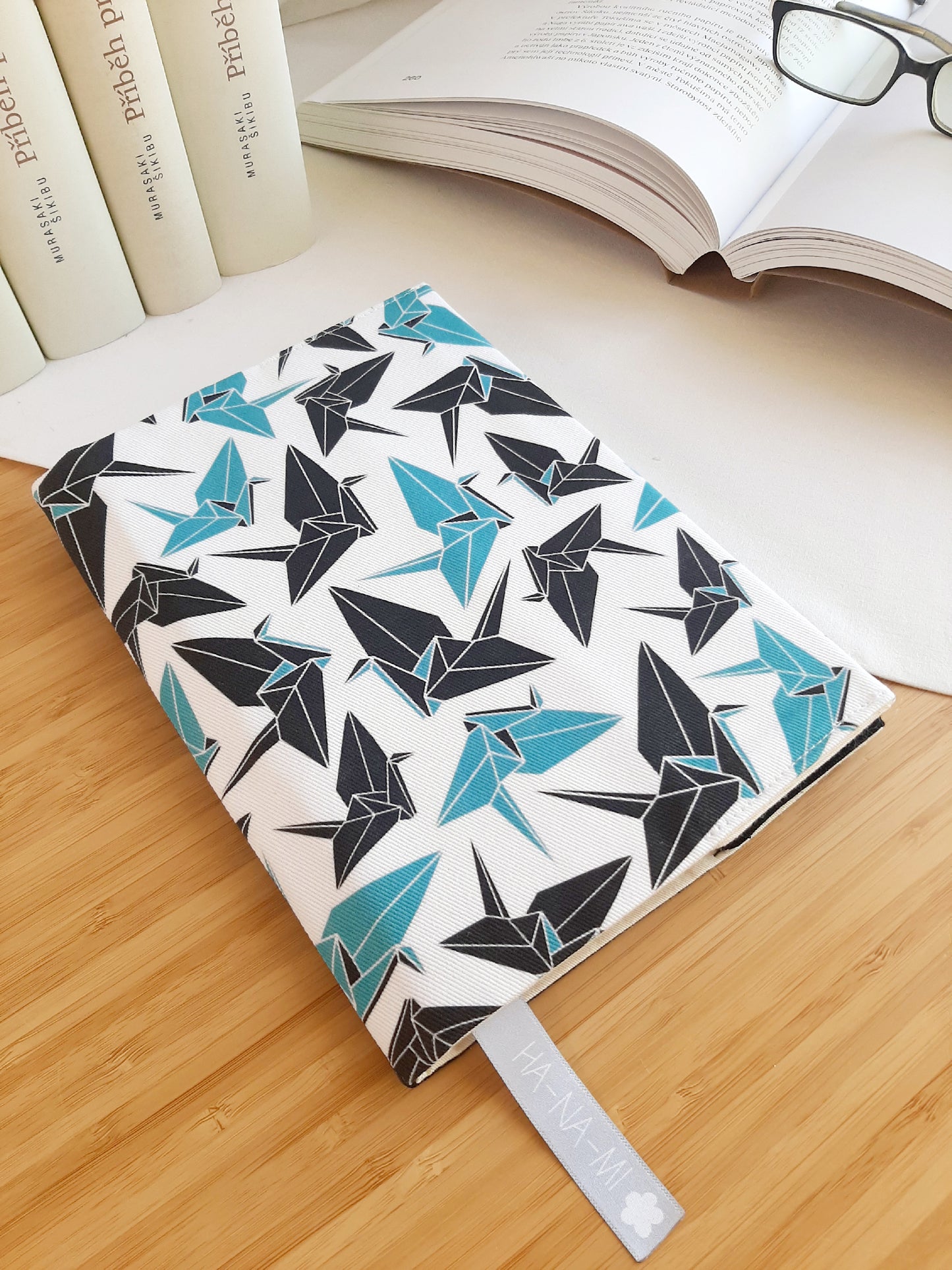 obal na knihu "Origami jeřáb" malý