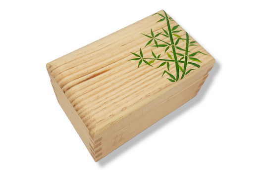 dřevěná krabička na čaj "Bambusový háj"