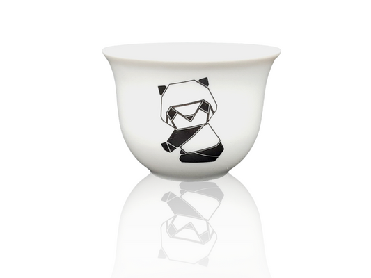pohárek na saké a čaj "Origami panda" 50 ml