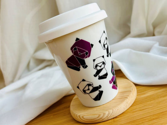 hrnek To Go "Origami panda" 300 ml