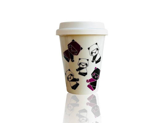 hrnek To Go "Origami panda" 300 ml