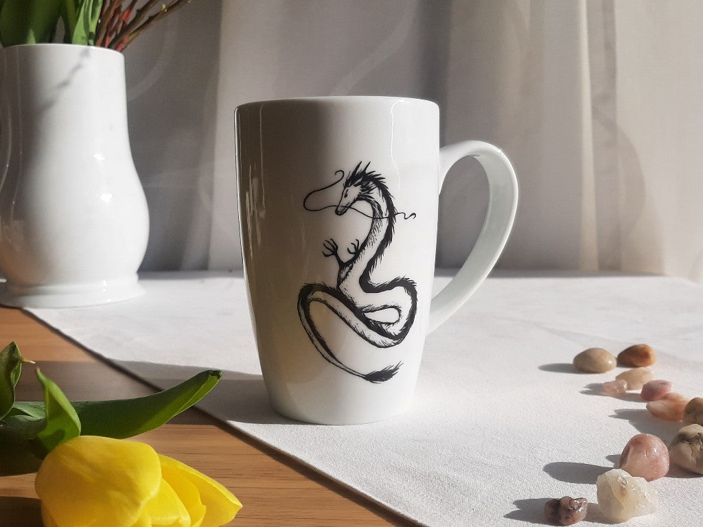 hrnek vysoký "Drak" B&W 380 ml
