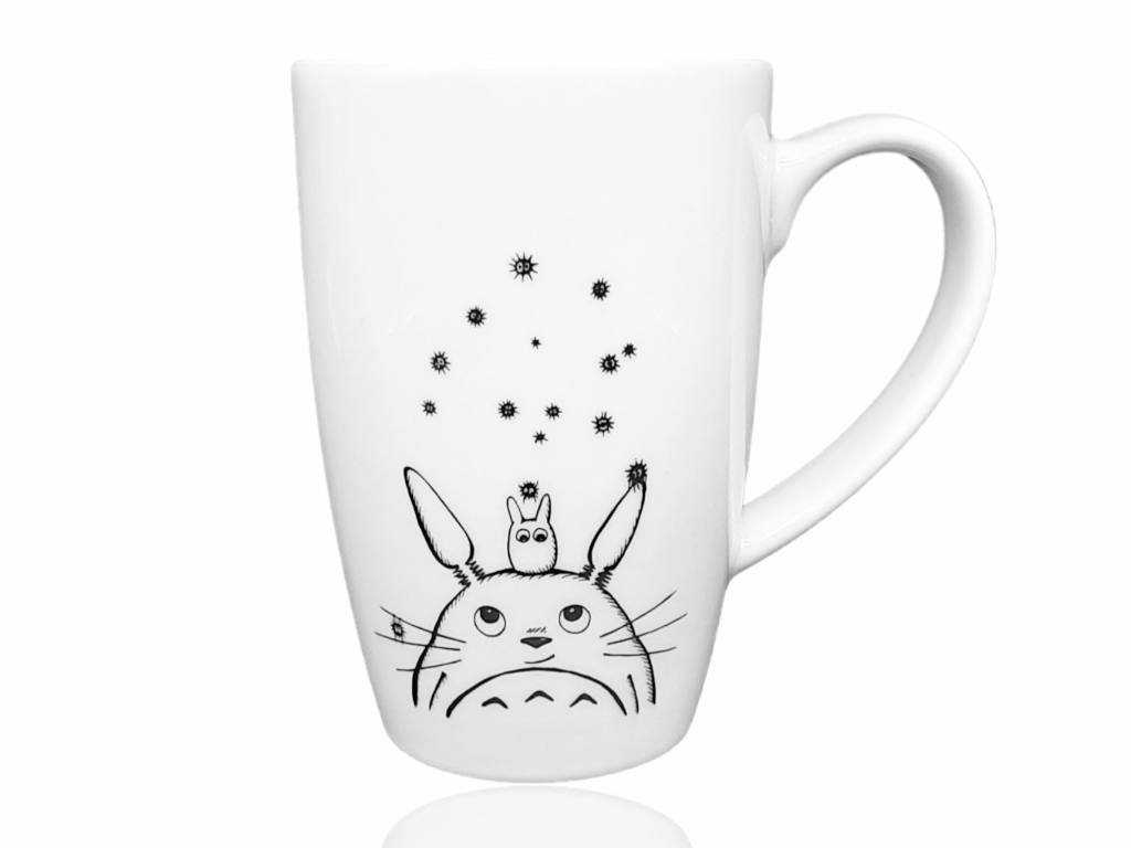 hrnek vysoký "Totoro" B&W 380 ml