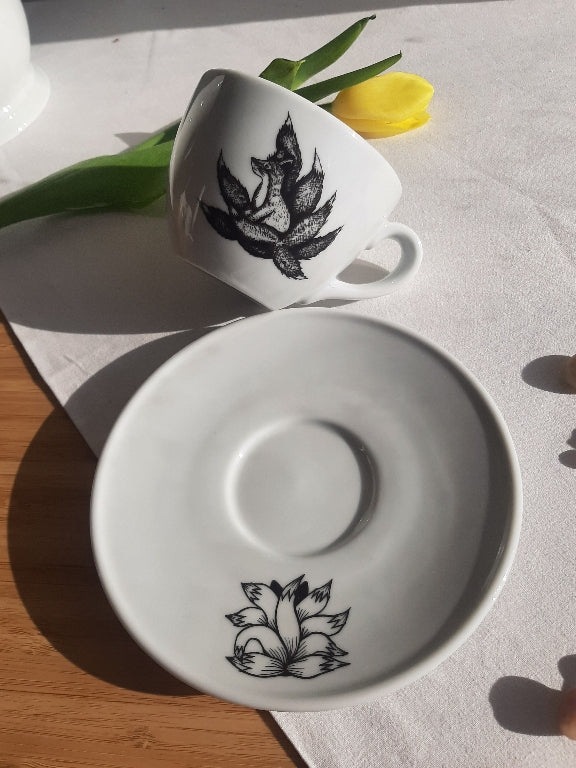 hrnek s podšálkem "Kyuubi no Kitsune" 200 ml