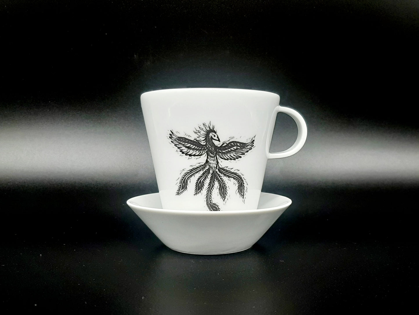 hrnek s podšálkem "Fénix" 200 ml