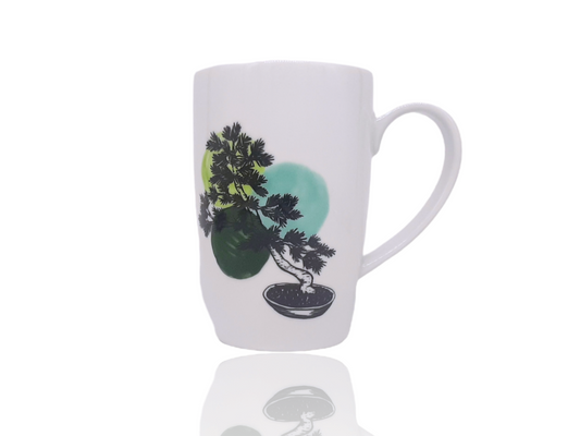 hrnek vysoký "Bonsai lover" barevný 380 ml