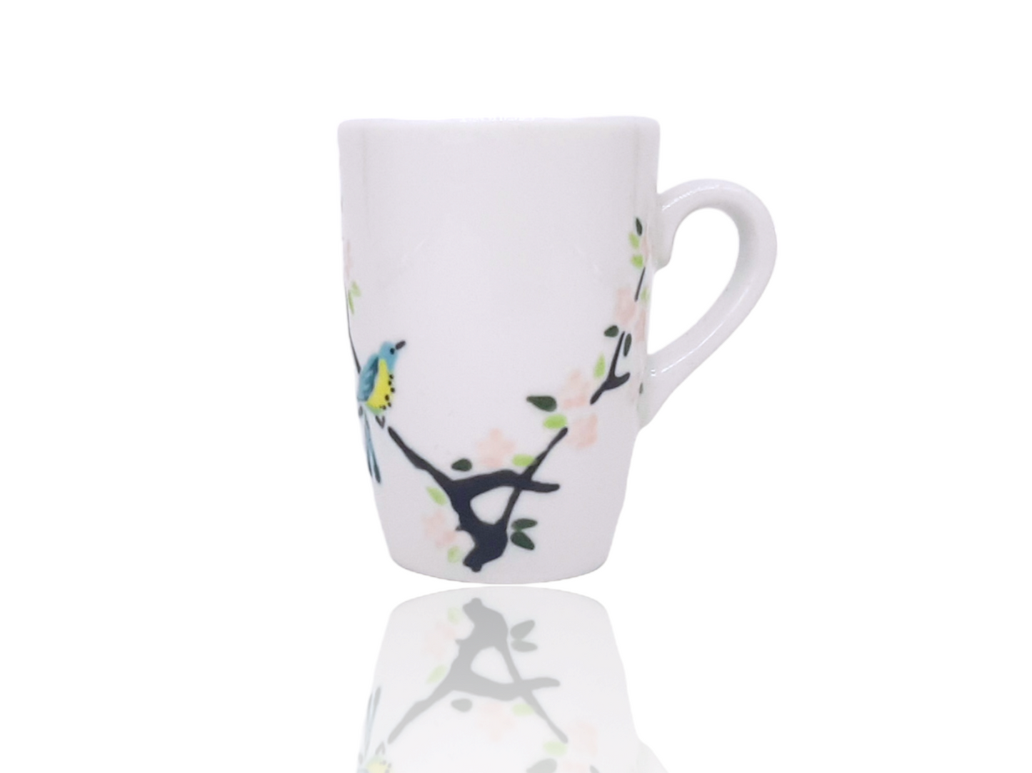 hrneček na espresso "Ptáček na sakuře" 90 ml
