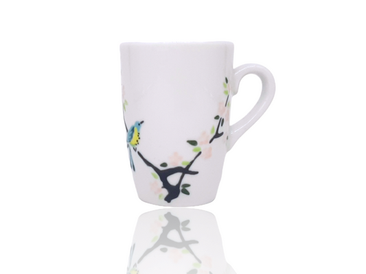 hrneček na espresso "Ptáček na sakuře" 90 ml