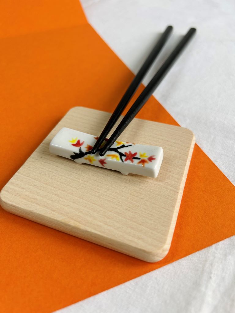 odkladač na hůlky  "Podzimní večer" 6x1,5 cm