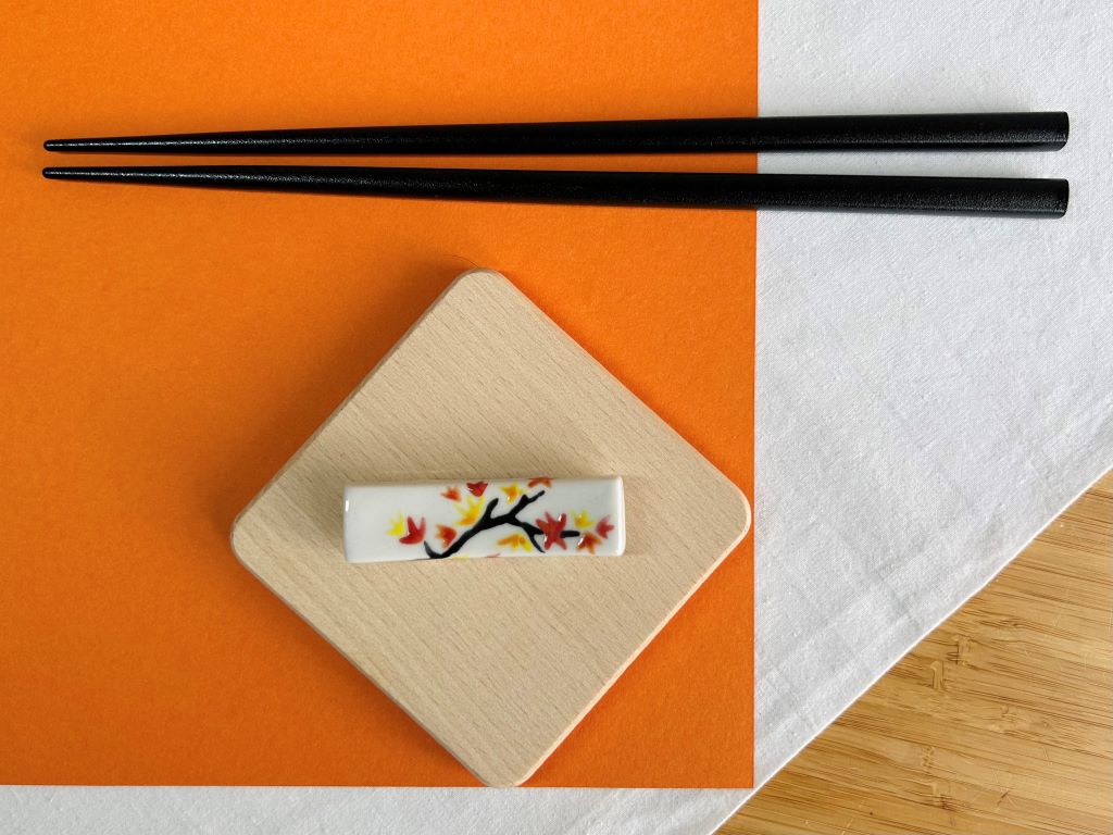 odkladač na hůlky  "Podzimní večer" 6x1,5 cm