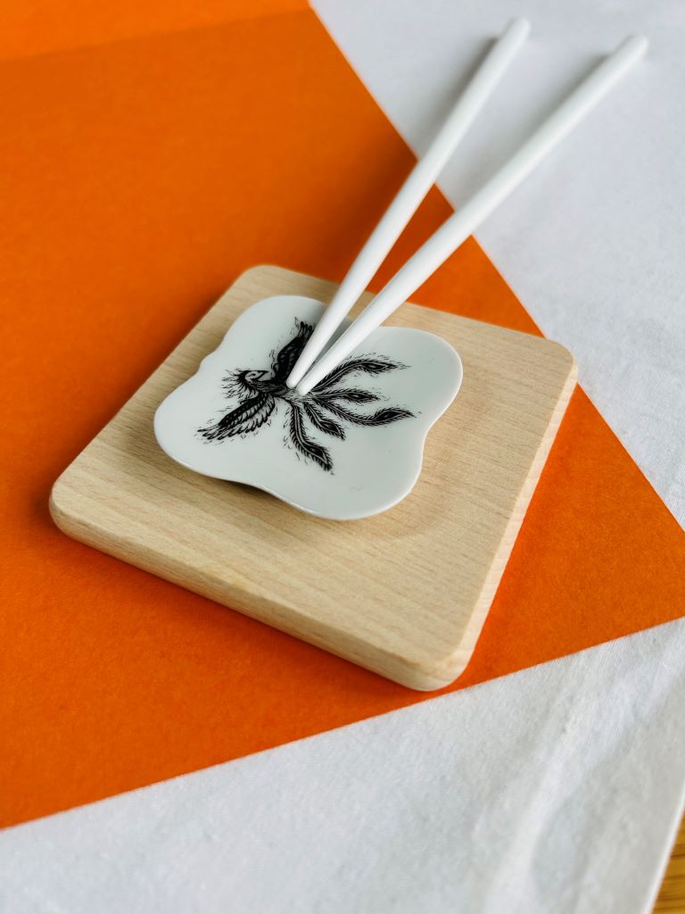 odkladač na hůlky čtvercový "Fénix" 5,5x5,5 cm