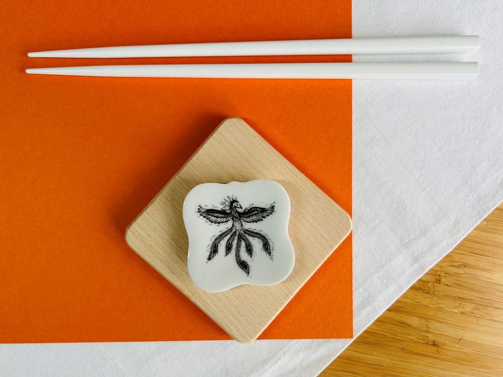 odkladač na hůlky čtvercový "Fénix" 5,5x5,5 cm