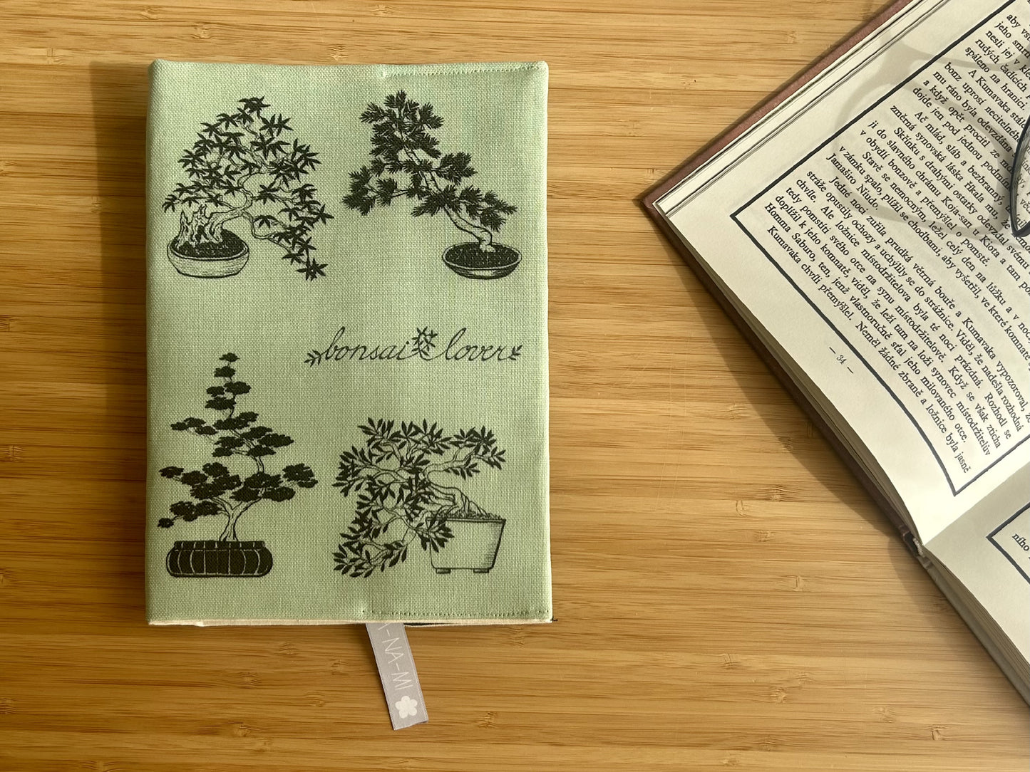 obal na knihu "Bonsai lover" malý
